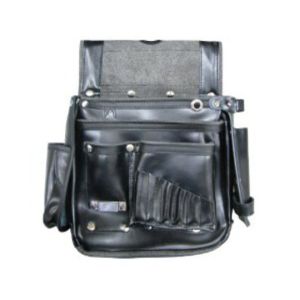 ヒマサ金物 ヒマサ金物 ふくろ倶楽部 究極釘袋 六型 黒 HB-096K