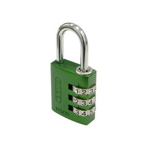 アバス ABUS アバス 145-30 ナンバー可変式南京錠 30mm グリーン ABUS