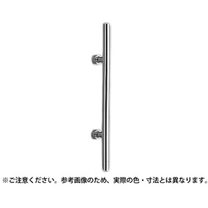 シロクマ シロクマ 甲丸丸棒取手500ミリ鏡面