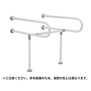 シロクマ シロクマ C型丸棒手すり(洗面器用)ライトオーク