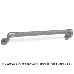 シロクマ シロクマ BR-540 丸棒手すり 800mm シルバー Lオーク