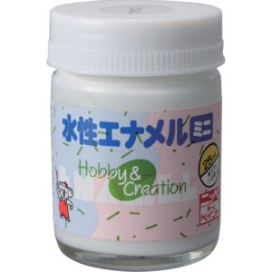 ニッぺ ニッぺ 49365313 水性エナメルミニ 25ml つやなしホワイト HSB002-25
