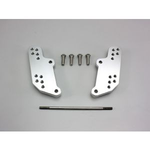 ハリケーン HURRICANE ハリケーン HF5302 ステップオフセットプレート ポリッシュ CB250F 14-17(ABS車可) CBR250R 11-17(ABS車可) HURRICANE