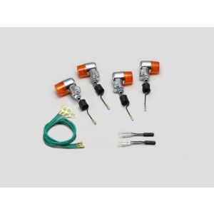 ハリケーン ハリケーン HA5722-01 ミニウインカーkit オレンジレンズ ゼファー1100/RS 02-07 750/RS 01-03 χ 01-09 ZRX400-2 01-03