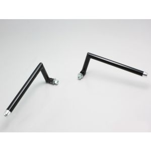ハリケーン HURRICANE ハリケーン HS0041B セパハン用 ハンドルバー左/右set ブラック Fタイプ φ22.2mm HURRICANE
