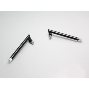 ハリケーン HURRICANE ハリケーン HS0024B セパハン用 ハンドルバー左/右set ブラック GPタイプ φ22.2mm HURRICANE