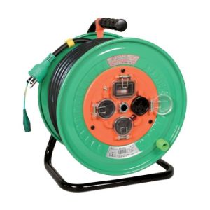日動工業 NICHIDO 日動工業 NW-EK33 電工ドラム 防雨防塵型100Vドラム アース付 過負荷漏電しゃ断器付 30m NW-EK33
