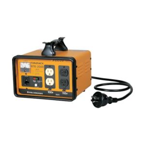 日動工業 NICHIDO 日動工業 NTB-200D 200V-100 115V 変圧器 降圧専用トラパック アースチェック機能付 2KVA