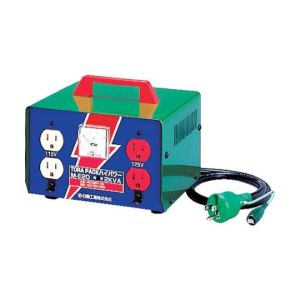 日動工業 NICHIDO 日動工業 M-E20 100V-115 125V 昇圧専用トランス 標準型 連続定格 2KVA 3芯タイプ アース付