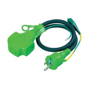 日動工業 NICHIDO 日動工業 PPT-0.5E トリプルポッキン延長コード アース付 0.5m