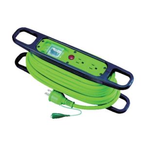 日動工業 NICHIDO 日動工業 HR-EB102-G ハンドリール 100V 3芯×10m 緑 アース漏電しゃ断器付