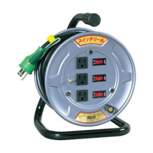 日動工業 NICHIDO 日動工業 SW-E13 電工ドラム スイッチリール 100V アース付 10n