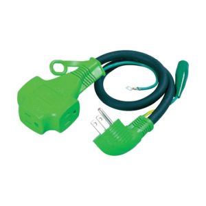 日動工業 NICHIDO 日動工業 PPTL-0.5E トリプルポッキン延長コード Lヘナトリプルポッキン アース付 0.5m