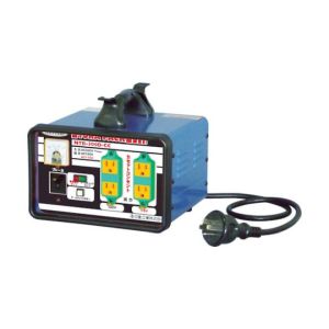 日動工業 NICHIDO 日動工業 NTB-300D-CC 変圧器 降圧専用カセットコンセントトラパック アースチェック機能付 3KVA