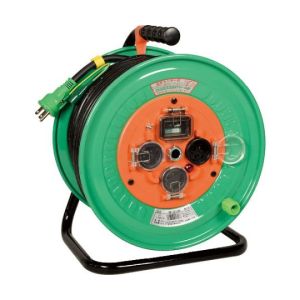 日動工業 NICHIDO 日動工業 NW-EB33RE 電工ドラム 防雨防塵型100V リペアポッキンドラム アース付 漏電保護専用ブレーカー付 30m