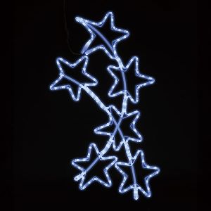 ジェフコム ジェフコム LEDジョイントモチーフ 全点滅タイプ 六連星 青 SJ-C52B-JT