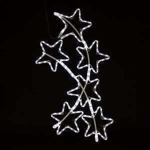 ジェフコム ジェフコム LEDジョイントモチーフ 全点滅タイプ 六連星 白 SJ-C52W-JT