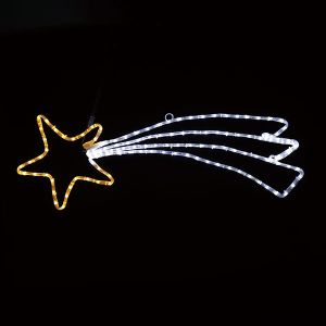 ジェフコム ジェフコム LEDジョイントモチーフ 全点滅タイプ 流れ星 白 黄 SJ-C53-JT