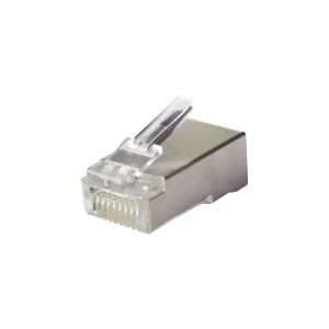 ジェフコム JEFCOM ジェフコム TP-MJHA-808STC カテゴリー6 モジュラープラグ シールド付 貫通タイプ