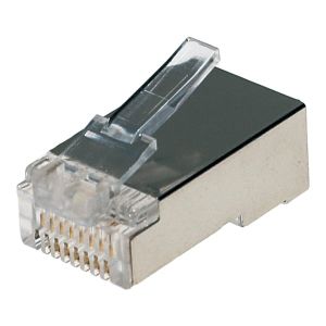 ジェフコム JEFCOM ジェフコム M5E-1P-855S カテゴリー5e モジュラープラグ 単線 より線 共用タイプ