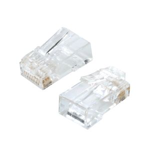 ジェフコム JEFCOM ジェフコム M6A-1P-865SDT カテゴリー6A モジュラープラグ 貫通タイプ