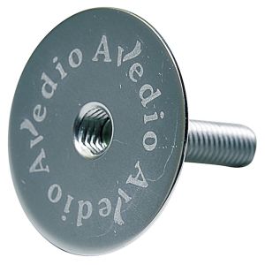 エヴァディオ AVEDIO エヴァディオ 軽量アルミトップキャップ 一体型 ロゴ入 シルバー AVEDIO