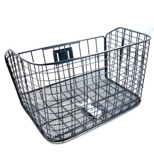 アサヒサイクル ASAHICYCLE アサヒサイクル 18211 D型特大バスケット ワイヤー/メッシュ ブラックメタル