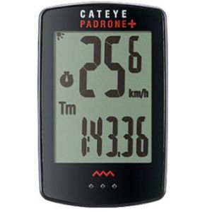 キャットアイ CATEYE キャットアイ CC-PA110W パドローネプラス PADRONE+ ブラック サイクルコンピューター