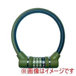 五輪工業 ゴリン GORIN ゴリン 4連可変式ワイヤー錠 G232W-300 Φ12×300mm カーキ KH  GORIN 五輪工業