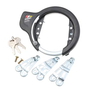 五輪工業 ゴリン GORIN ゴリン シリンダー式大型リング錠 ブラック GR-750-K GORIN 五輪工業