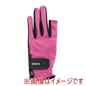 羽立工業 HATACHI ハタチ BH8080 グラウンドゴルフ マーカーホルダー付き ストレッチ手袋 ピンク 64 ML HATACHI