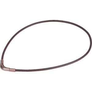 ファイテン Phiten ファイテン RAKUWA ネック メタックス チョッパーモデル ブラウン 40cm TG807151