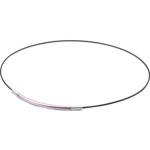 ファイテン Phiten ファイテン RAKUWA ネックワイヤー EXTREME ラウンド ピンク×シルバー 50cm TG829153