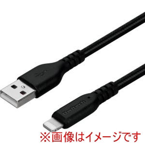 オウルテック Owltech オウルテック OWL-CBA4LA20-BK 断線に強く柔らかい Lightningケーブル 2m ブラック