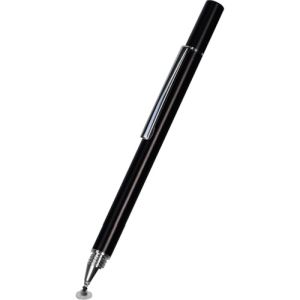 オウルテック オウルテック OWL-TPSE01-BK 狙った場所にピタッとスラスラ書けるクリアな丸型ヘッド静電式タッチペン