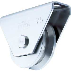 ヨコヅナ ヨコヅナ WBS-0755 ロタ ステン重量戸車 75mm V型