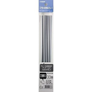 ウェーブ WAVE ウェーブ OM-363 プラ＝材料グレー 三角棒2 3.0mm 6本入 WAVE