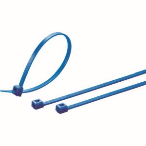 ヘラマンタイトン HellermannTyton ヘラマンタイトン T18R-TZ MSタイふっ素樹脂 青 幅2.5Ｘ長さ100mm 屋内用 100本 HellermannTyton