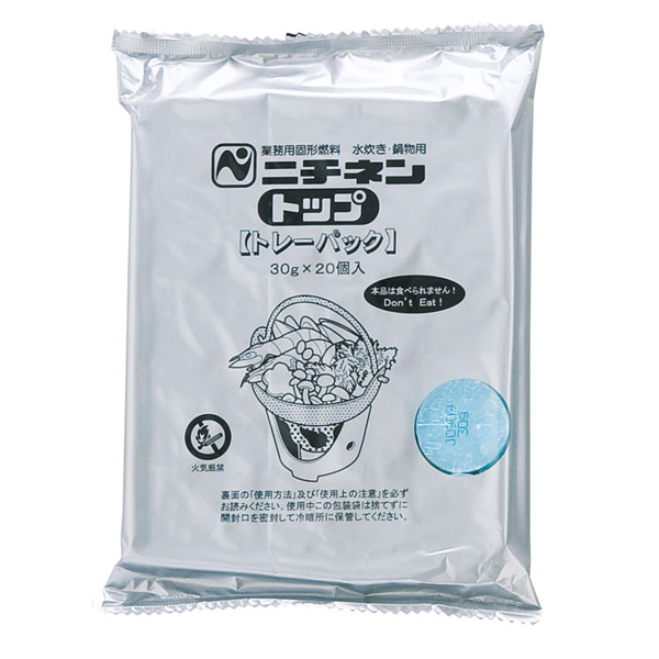  ニチネン トップ・トレーパック アルミ箔付 30g 燃焼時間 約22分 20個入