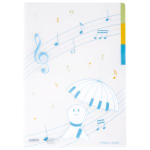 セトクラフト セトクラフト SCB-2108 3ポケットファイルA4 Happy days