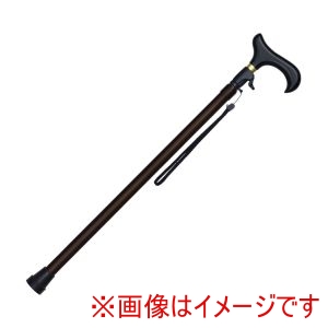 島製作所 島製作所 458274 77-1 無段階伸縮ステッキ ブラウン