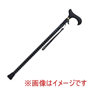 島製作所 島製作所 458271 77-C2 無段階伸縮ステッキ ギンガムチェックBK