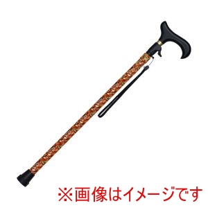 島製作所 島製作所 458273 77-F1 無段階伸縮ステッキ フラワースカーレット