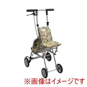 島製作所 島製作所 288184 サニーウォーカーAS-3 花柄ブラウン