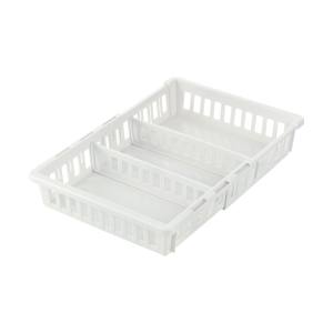 リッチェル Richell リッチェル トトノ 野菜 冷凍室用 伸縮ストッカー 浅型 レギュラー ホワイト