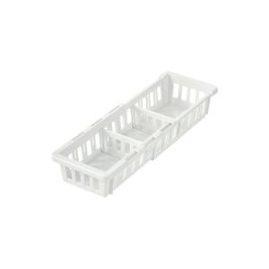 リッチェル Richell リッチェル トトノ 野菜 冷凍室用 伸縮ストッカー 浅型 スリム ホワイト