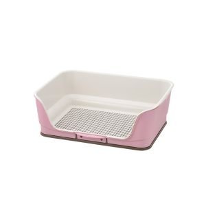 リッチェル Richell リッチェル お掃除簡単ステップ壁付トイレ レギュラー ライトピンク