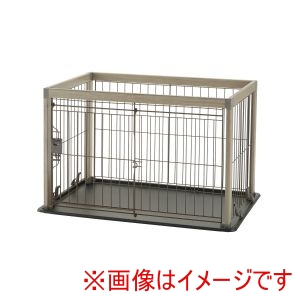 リッチェル Richell リッチェル アルミフレームペットサークル 90-60 ベージュ