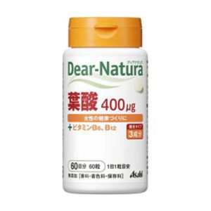 アサヒグループ食品 Asahi アサヒ ディアナチュラ 葉酸 60粒