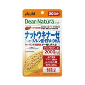 アサヒグループ食品 Asahi アサヒ ディアナチュラ スタイル ナットウキナーゼ×α-リノレン酸・EPA・DHA 20粒